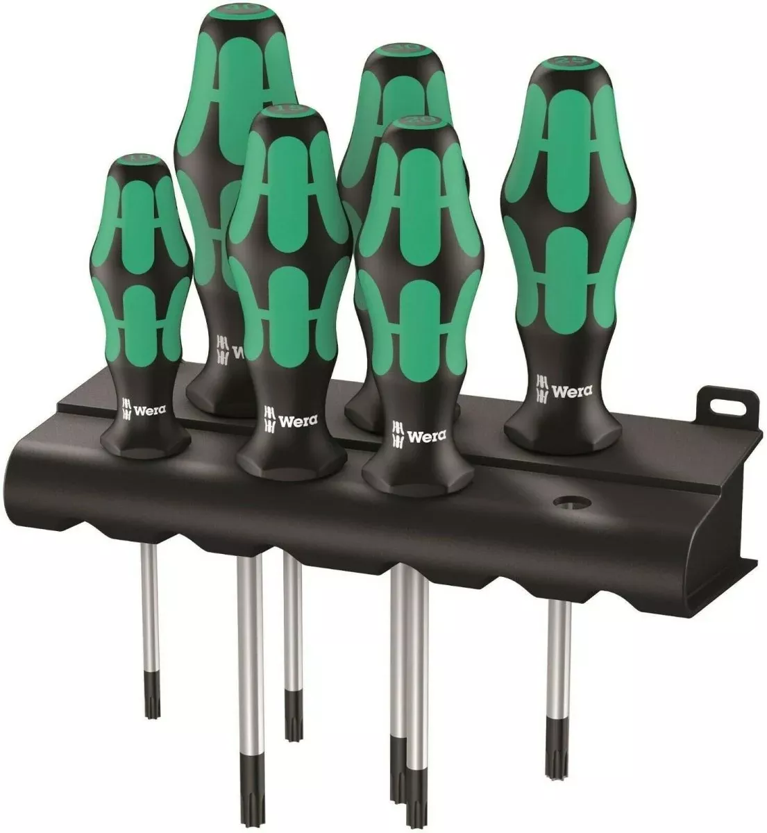 Wera 367/6 Kraftform Plus TORX Screwdriver Set With Rack 6 Piece 05028062001