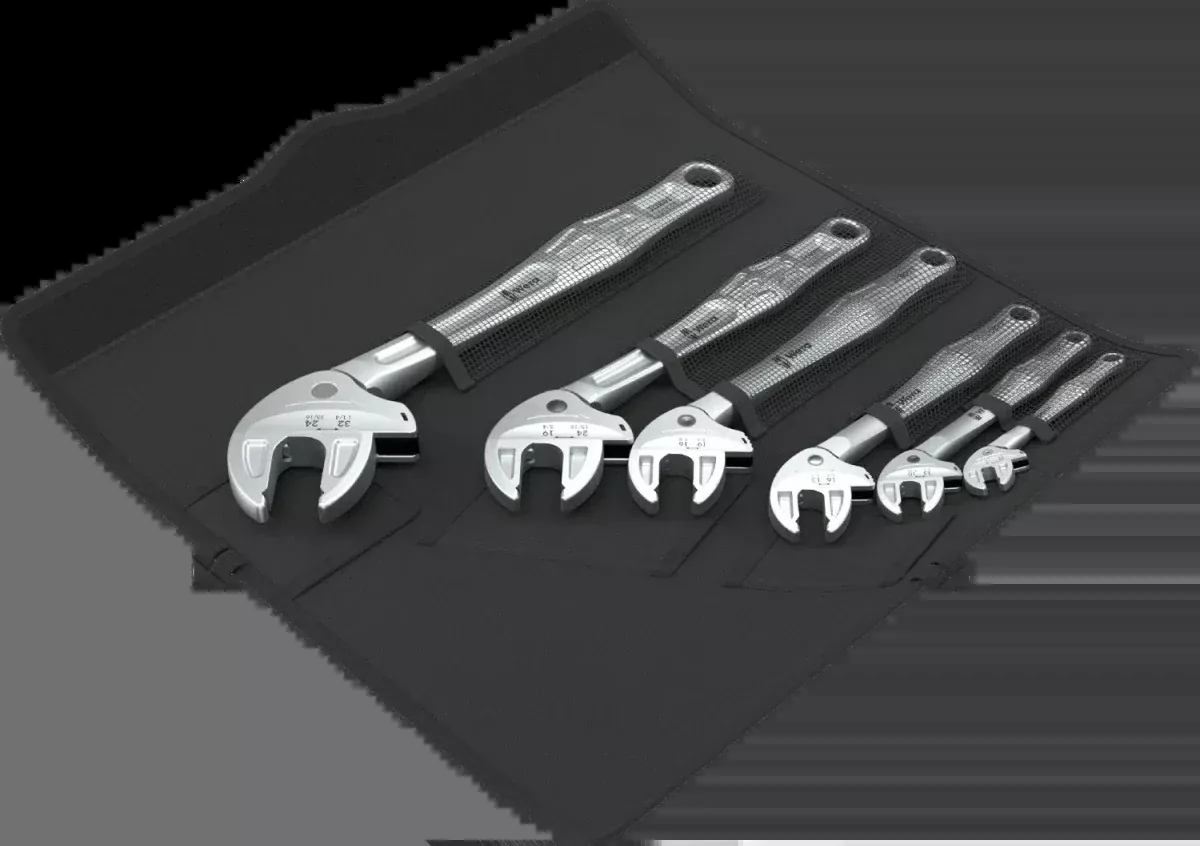 Wera 6004 Joker 6 Set 1 Self-Setting Spanner Set, 6-Piece (05020111001)