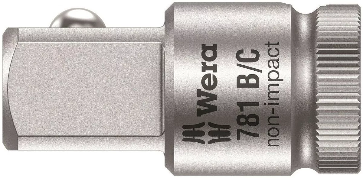 Wera 781 B/C Socket Wrench Adapter 3/8" Drive 05042673001