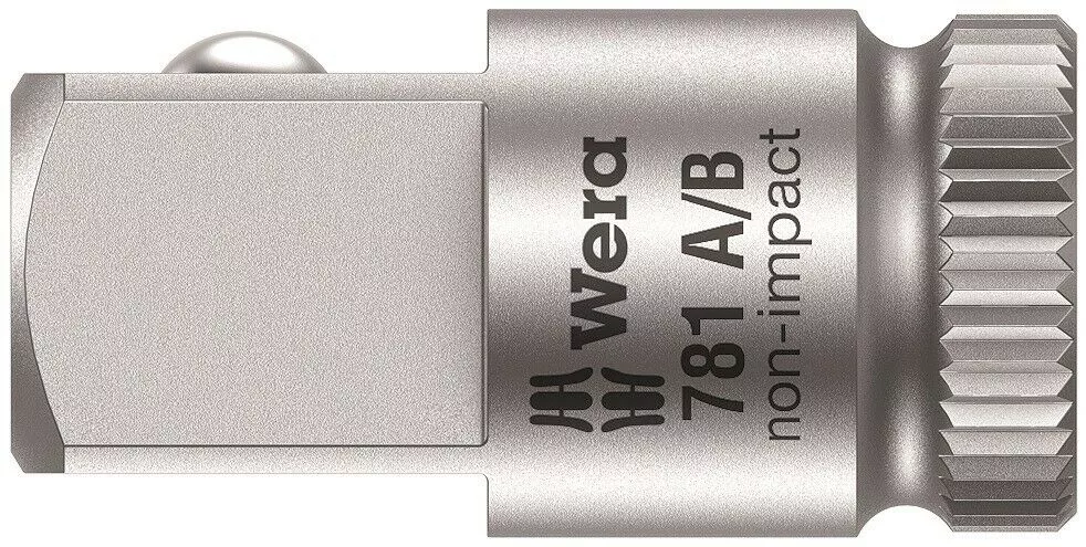 Wera 781 A/B Socket Wrench Adapter 1/4" Drive 05042670001