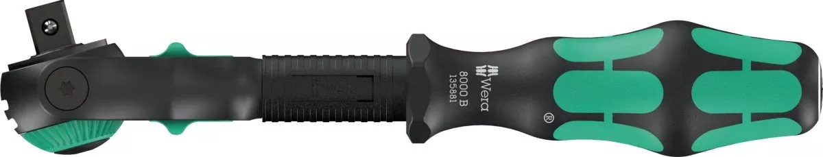 Wera 8000 B Black Edition Zyklop Speed Ratchet Wrench 3/8" Drive 05135881001