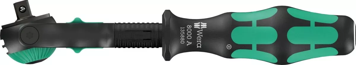 Wera 8000 A Black Edition Zyklop Speed Ratchet Wrench 1/4" Drive 05135880001