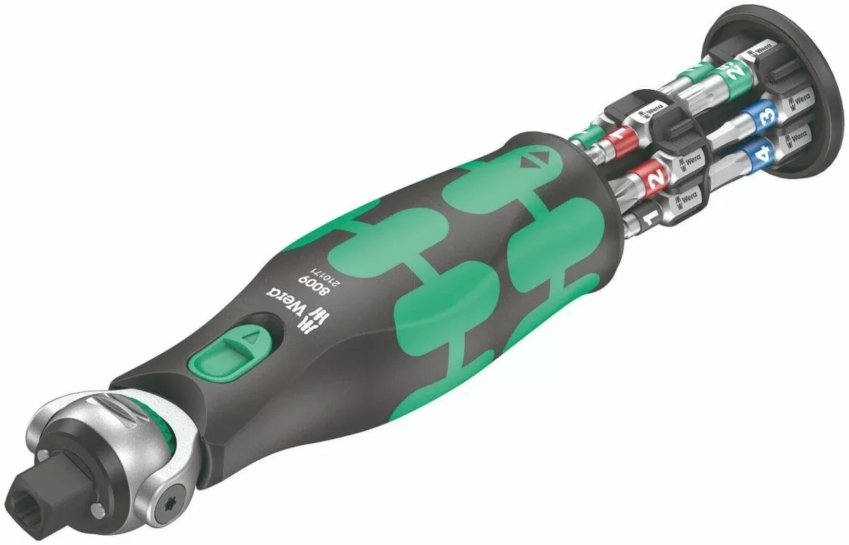 Wera 8009 Zyklop Pocket Set 1 Socket Wrench 3/8" Drive Metric 05004280001