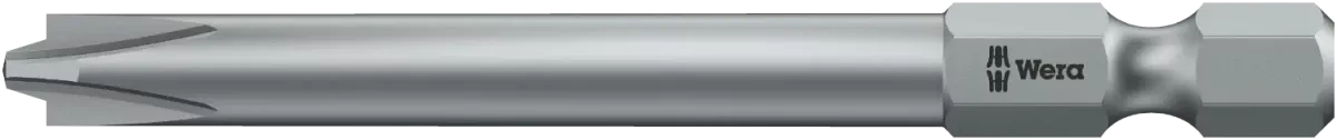 Wera 851/4 PH/S #2 PlusMinus Screwdriver Bit, 1/4" Hex x 70mm (05059721001)