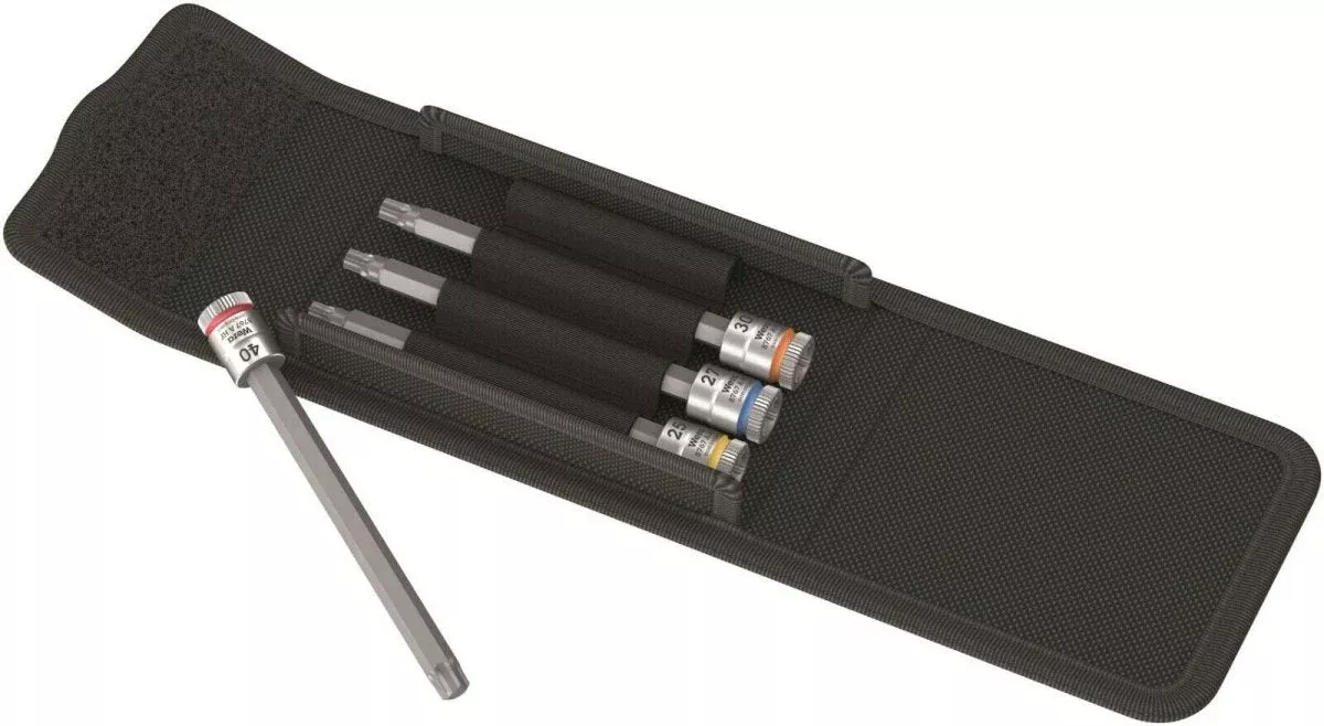 Wera 8767 A TORX HF 1 Zyklop Socket Set 1/4" Drive 4 Piece 05003375001