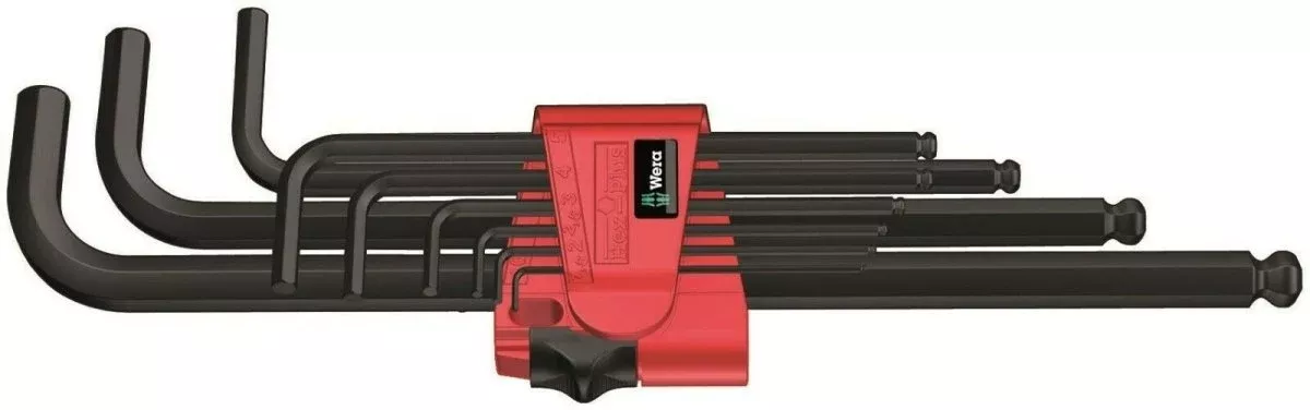 Wera 950/9 Hex-Plus 6 SB L-Key Set Metric 9 Pieces 05073596001