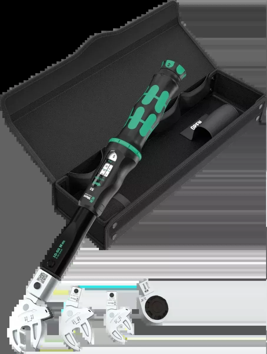 Wera 9558 Click-Torque X 2 Set for Pipe Fittings (10-50 Nm) – 05136062001