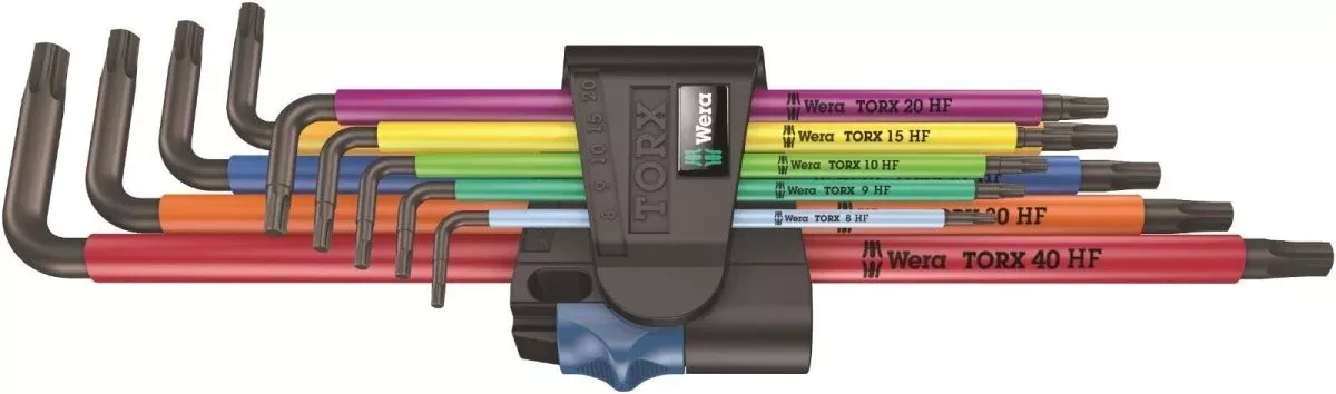 Wera 967/9 TX XL HF 1 TORX L-Key Set With Holding Function 05024470001