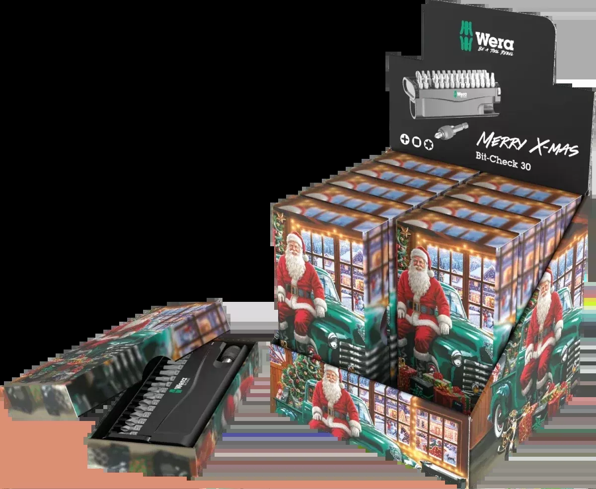 Wera Bit-Check 30 Christmas 2026 NA Bit Set (30 Pieces) – 05340007001