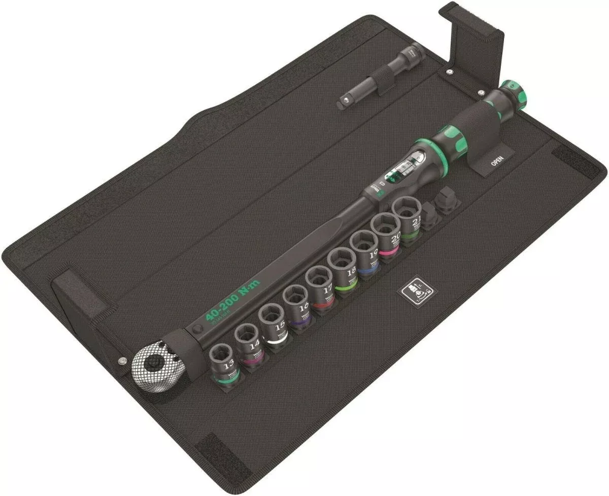 Wera C3 Click-Torque Wrench Set 2 For Cement Screws 1/2" Drive 05075681001