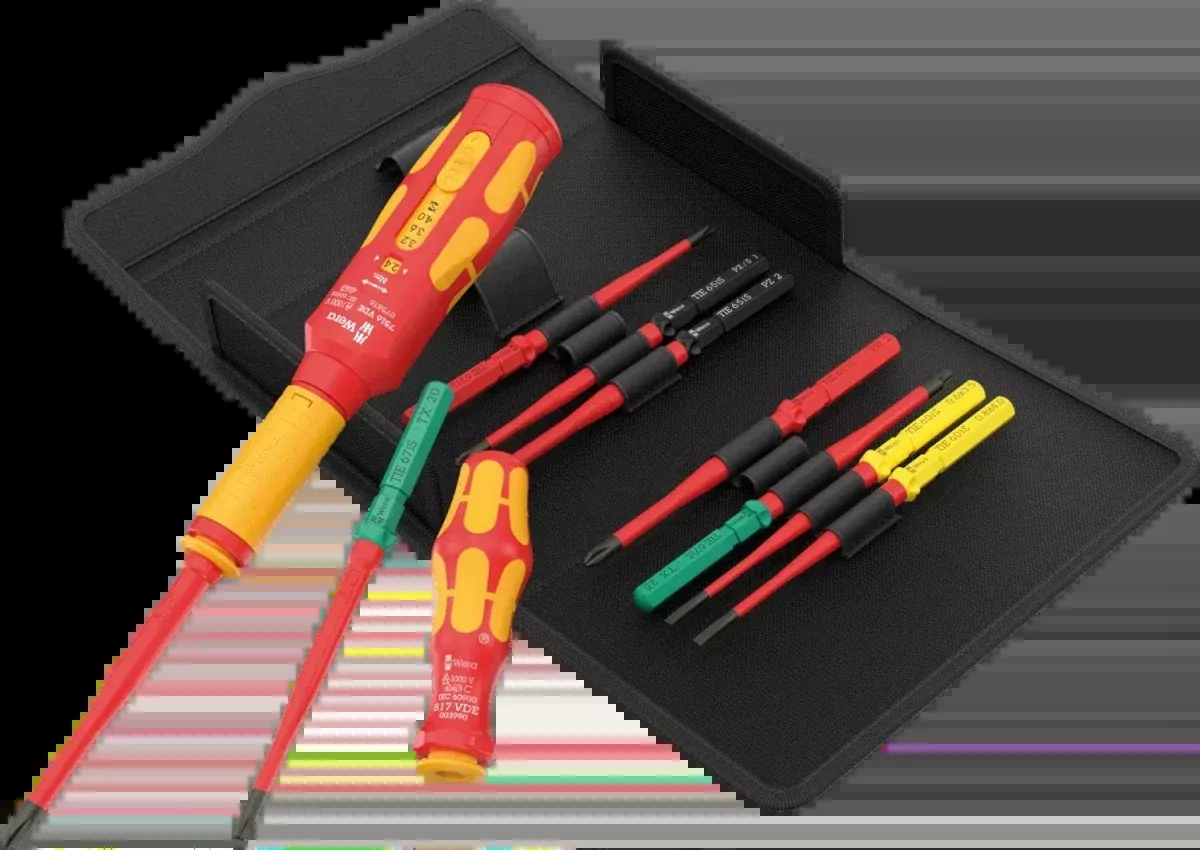 Wera Kraftform Kompakt VDE Safe-Torque Speed Switch Cabinet Set Basic 1 - 23 Piece (05006634001)