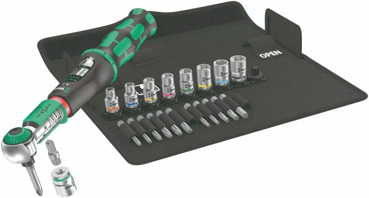 Wera Safe Torque A 2 Set 1 Wrench Set 2-12 Nm 1/4" Drive SAE 05075832001