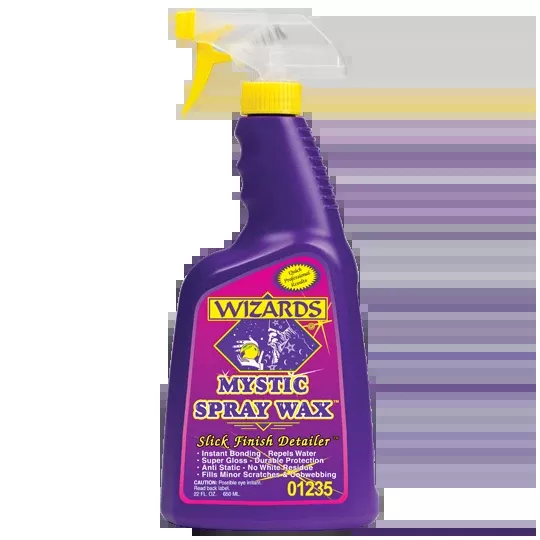 Wizards 01235 Mystic Spray Wax Slick Finish Detailer - 22 OZ