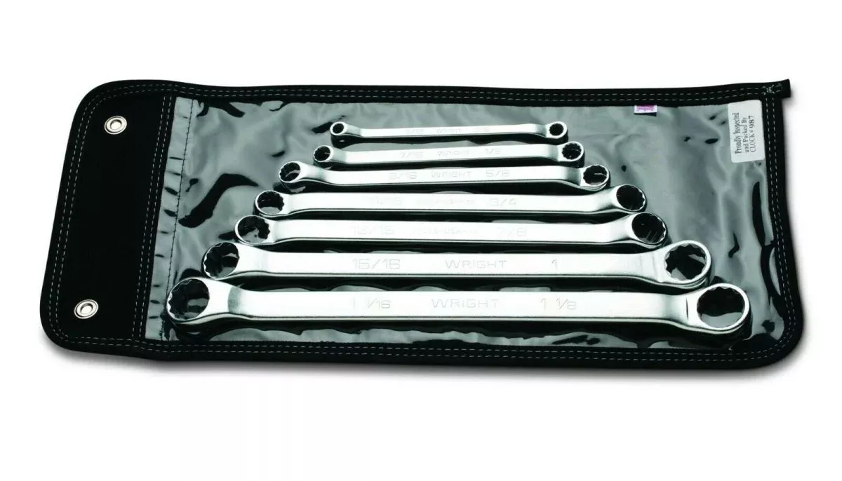 Wright Tool WRIGHTGRIP 2.0 12 Point Box Wrench Set 7 Piece SAE 749