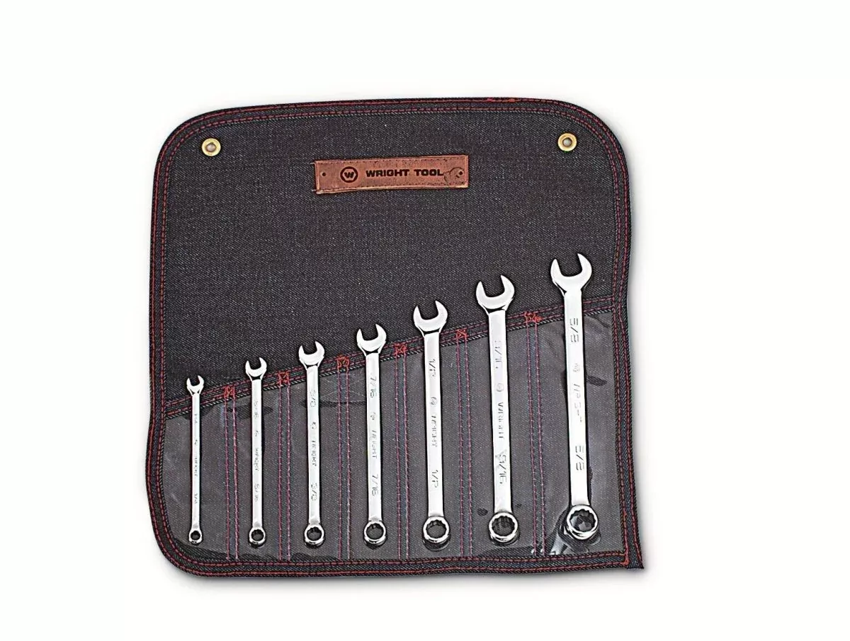 Wright Tool WRIGHTGRIP 2.0 12 Point Combination Wrench Set 7 Piece SAE 905