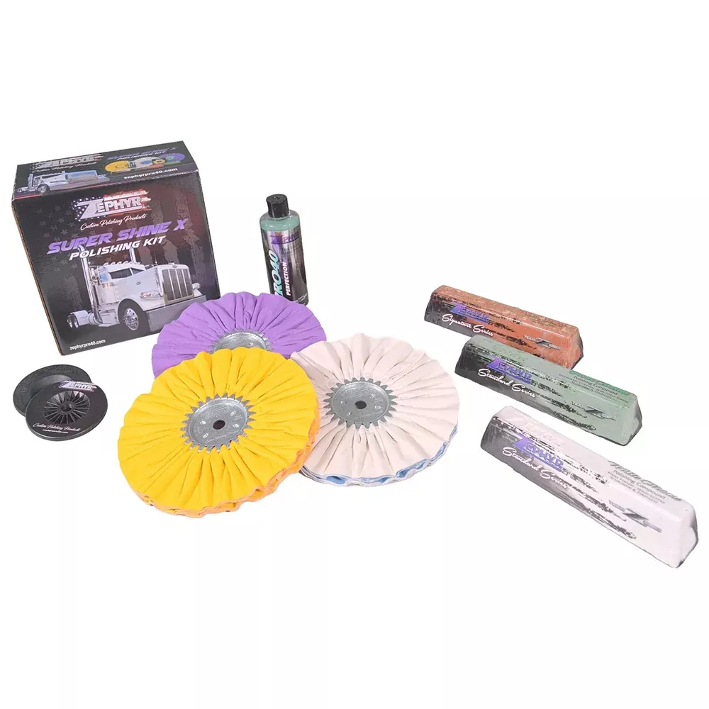 Zephyr Super Shine X Metal Polishing Kit